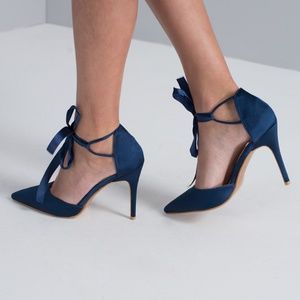 Navy Chi Chi London Charissa Heels